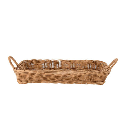 Serviertablett Rattan, quadratisch